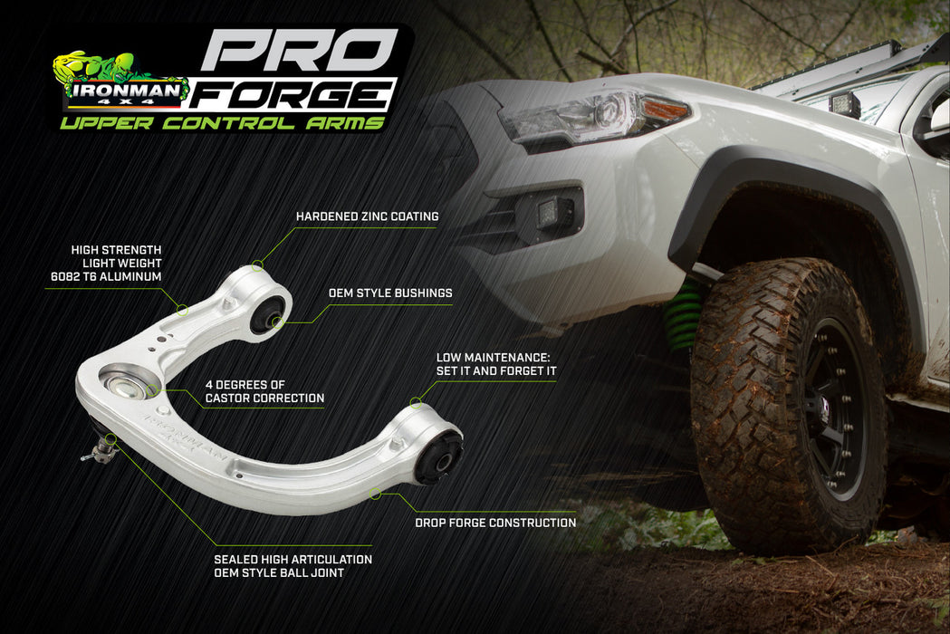 Ironman 4x4 Pro Forge Upper Control Arms For Tacoma (2005-2023)