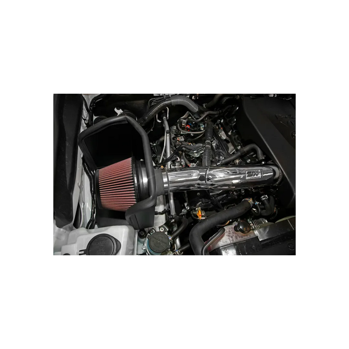 K&N 3.5L V6 Cold Air Intake - High-Flow Aluminum Tube For Tacoma (2016-2023)