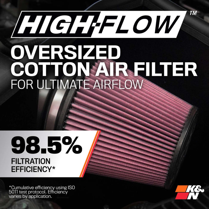 K&N 3.5L V6 Cold Air Intake - High-Flow Aluminum Tube For Tacoma (2016-2023)
