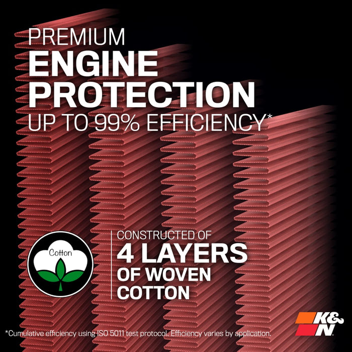 K&N Replacement Air Filter For Tacoma (2005-2015)
