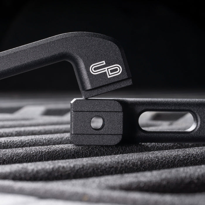 Charvonia Designs Rail Tie-Down Anchors For Tacoma
