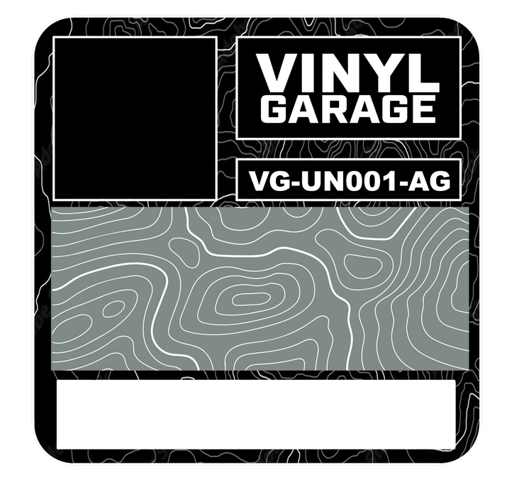 Vinyl Garage Glove Box Keyhole Cover (2016-Current)