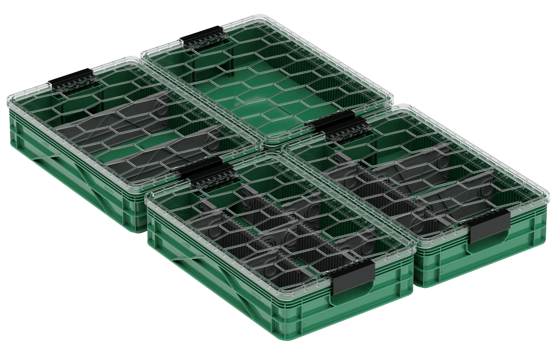 SidioCrate Quarter Crate 4 Pack