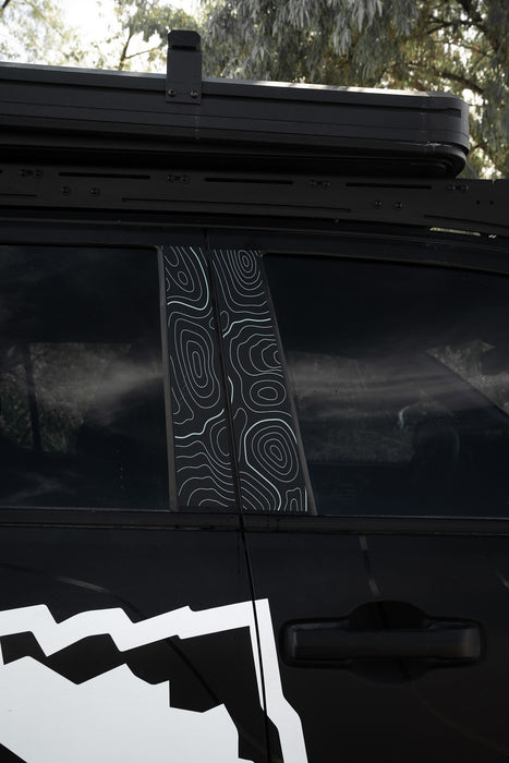Vinyl Garage Topo B Pillar Decals For Tacoma (2024-Current)