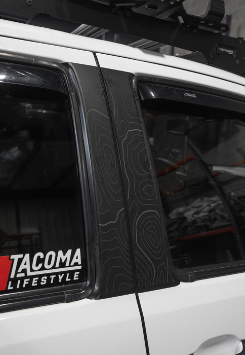 Vinyl Garage Topo B Pillar Decals For Tacoma (2016-2023)