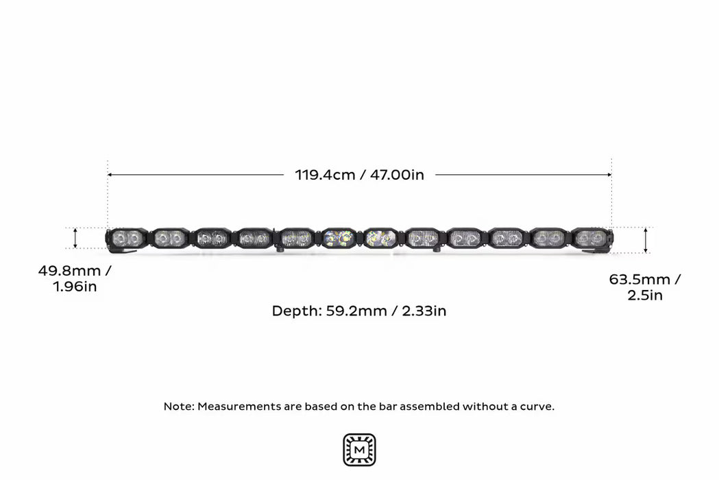 Morimoto 2 Banger Bar: 12 Pod / 47 "