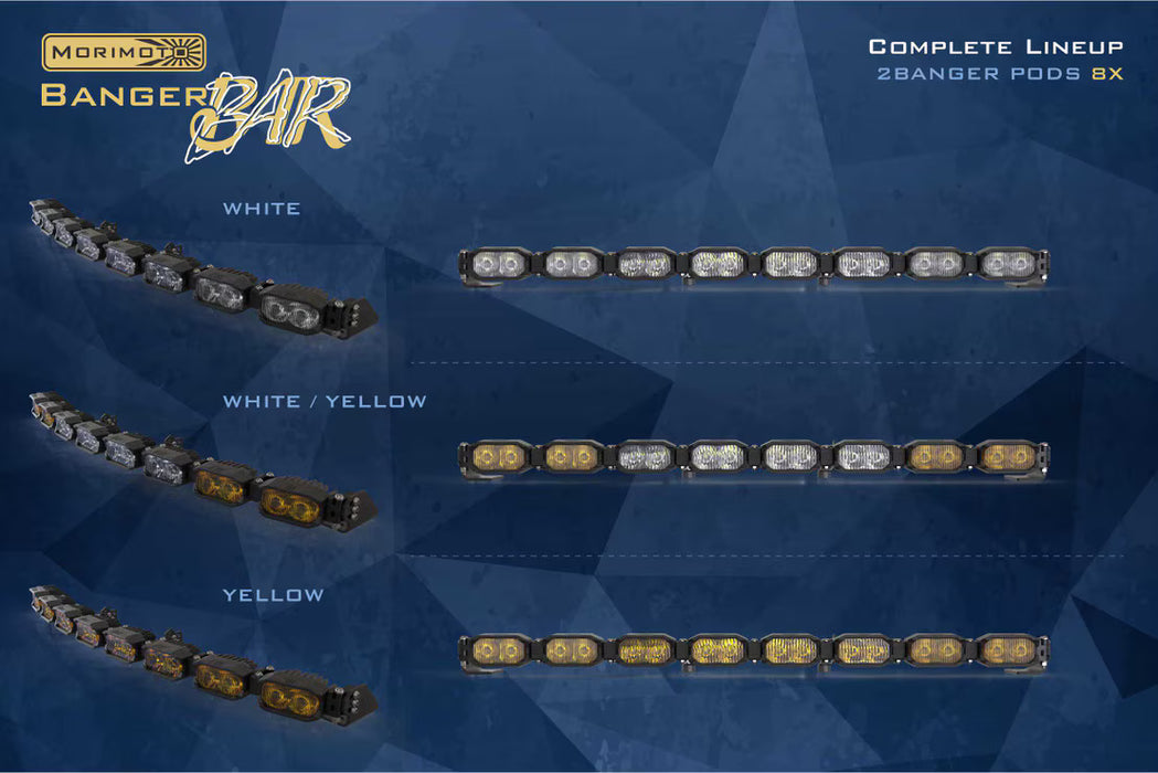 Morimoto 2 Banger Bar: 8 Pod / 31.5"