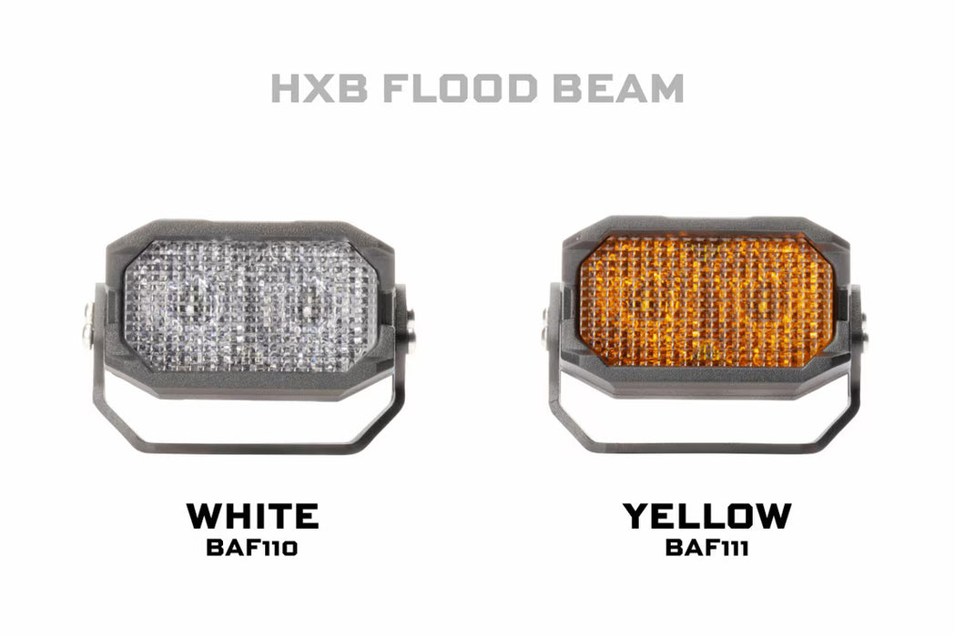 Morimoto 2 Banger LED Pods: HXB Flood Beam