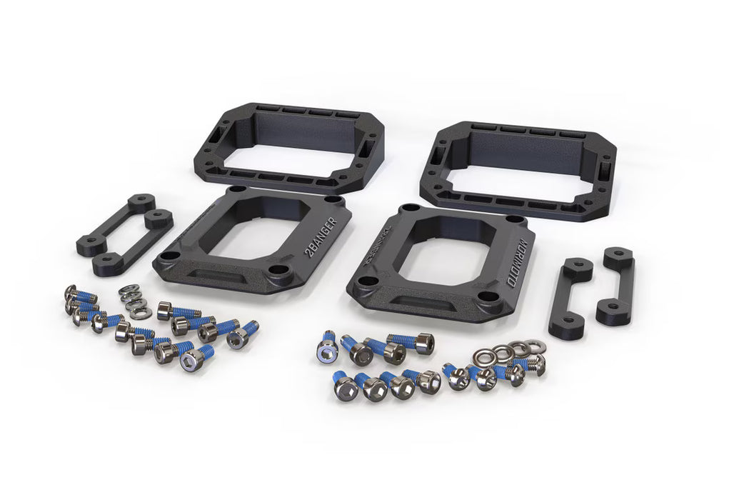 Morimoto 2 Banger Pod Lights: Flush Mounting Kit