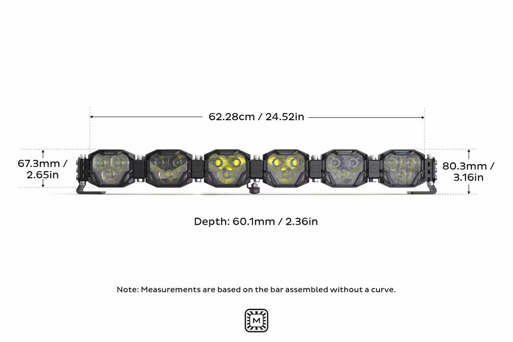 Morimoto 4 Banger Bar: 6 Pod / 24.5"