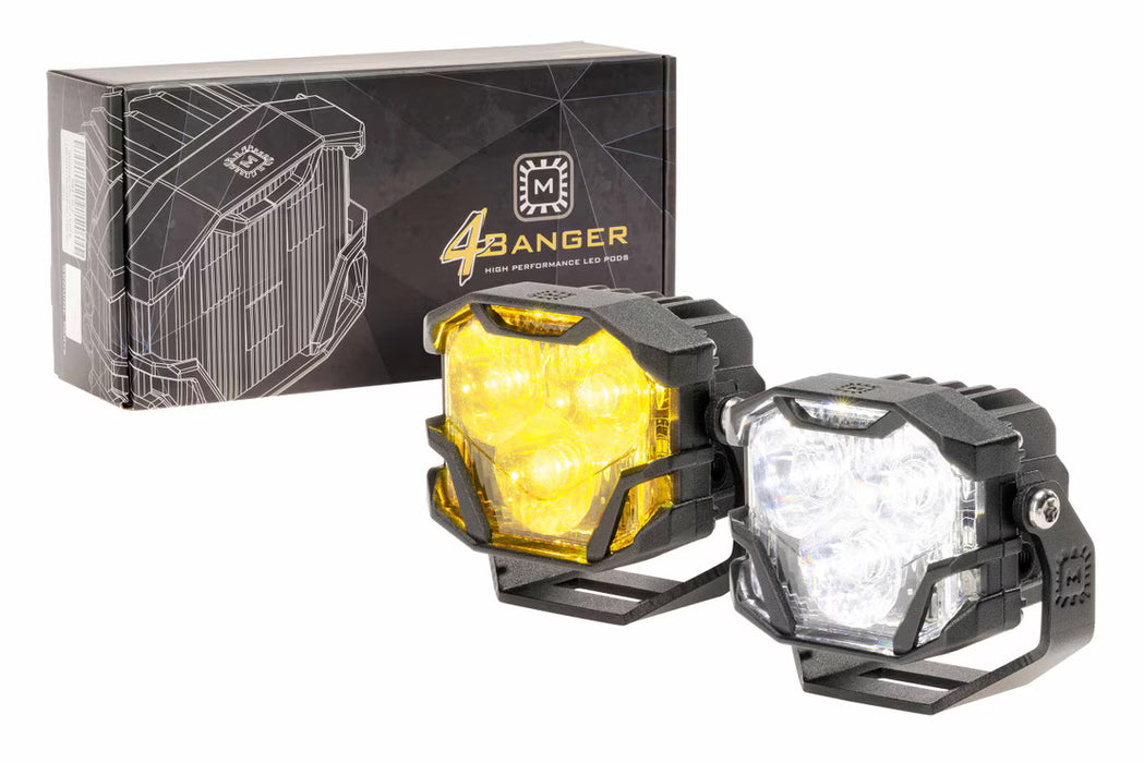 Morimoto 4Banger LED Pods: HXB Spot Beam
