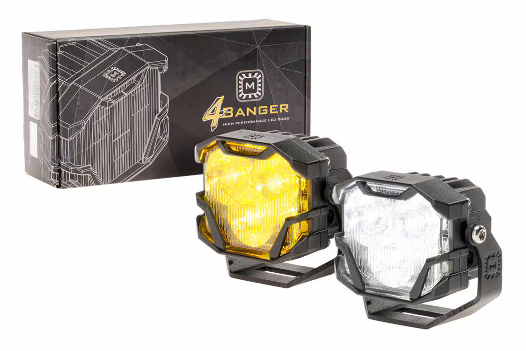Morimoto 4Banger LED Pods: NCS Combo Beam