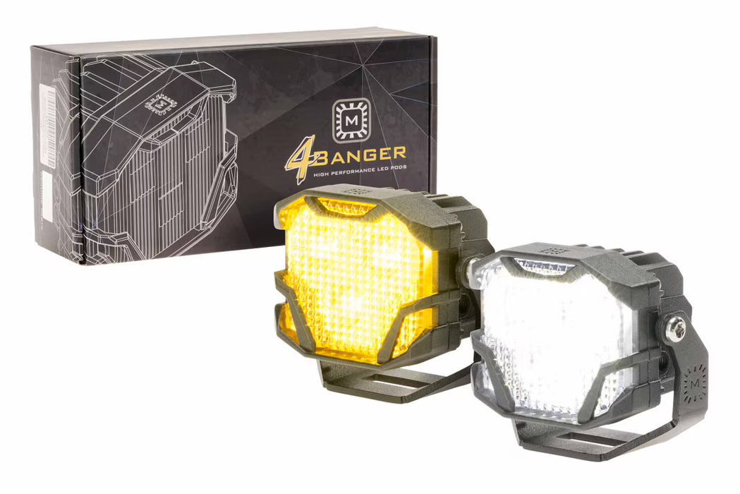 Morimoto 4Banger LED Pods: NCS Flood Beam