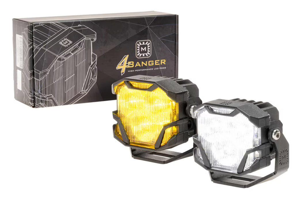 Morimoto 4Banger LED Pods: NCS Wide Beam
