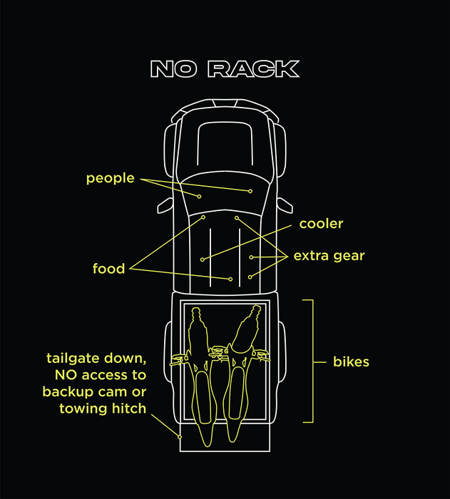 Big Days Truck Accessories Chase Rack System - Base Rack