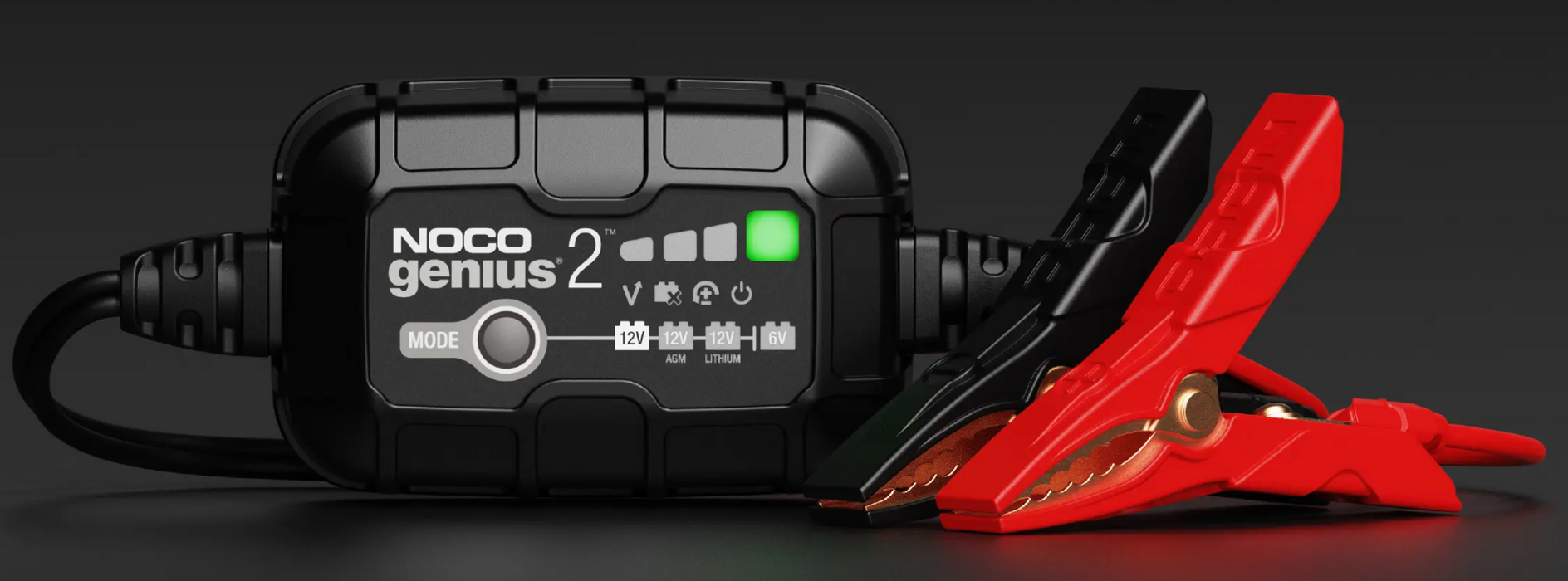 Noco GENIUS2 6V/12V 2A Smart Battery Charger