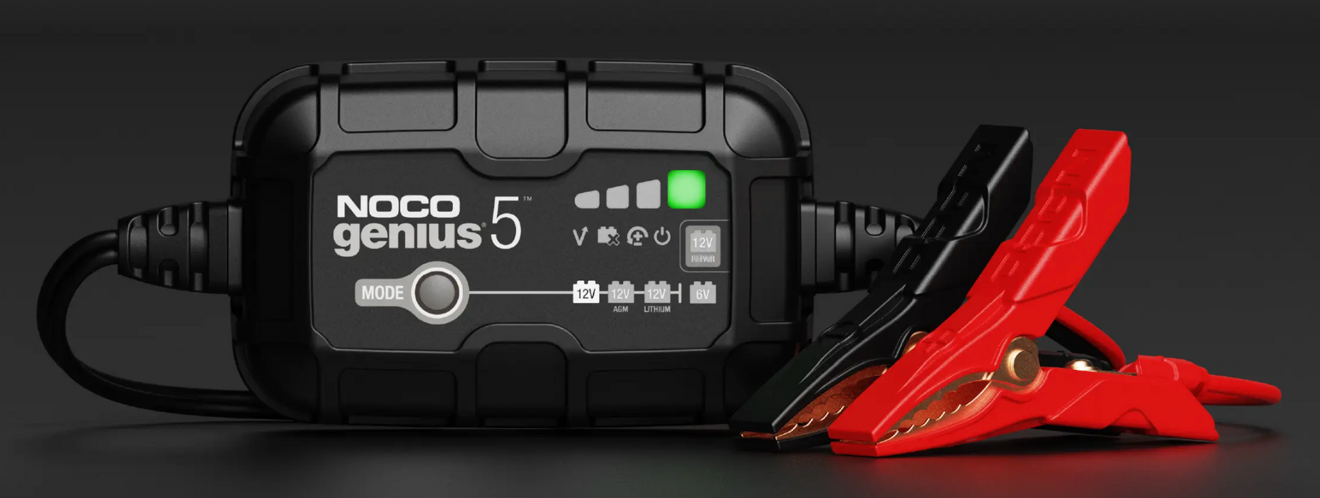 Noco GENIUS5 6V/12V 5A Smart Battery Charger