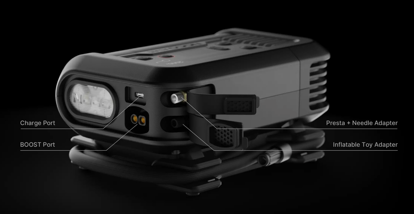 Noco AX65 2000A Boost Air Jump Starter and 67LPM 100PSI Air Compressor