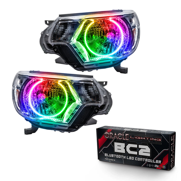 Oracle Lighting Pre-Assembled Halo Headlights - Chrome For Tacoma (2012-2015)