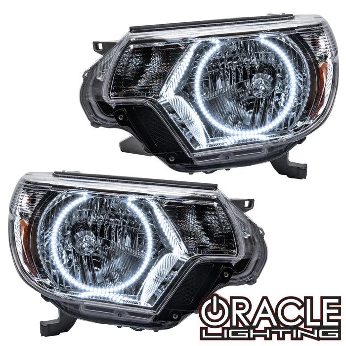 Oracle Lighting Pre-Assembled Halo Headlights - Chrome For Tacoma (2012-2015)