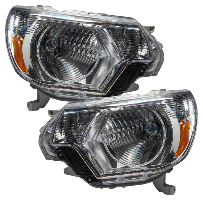 Oracle Lighting Pre-Assembled Halo Headlights - Chrome For Tacoma (2012-2015)
