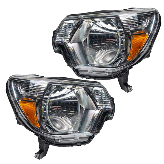 Oracle Lighting Pre-Assembled Halo Headlights - Chrome For Tacoma (2012-2015)