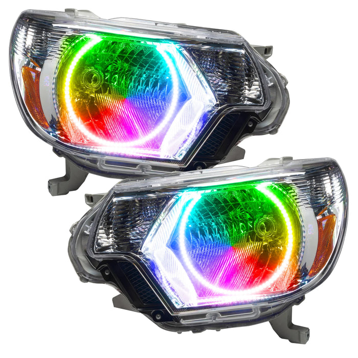 Oracle Lighting Pre-Assembled Halo Headlights - Chrome For Tacoma (2012-2015)