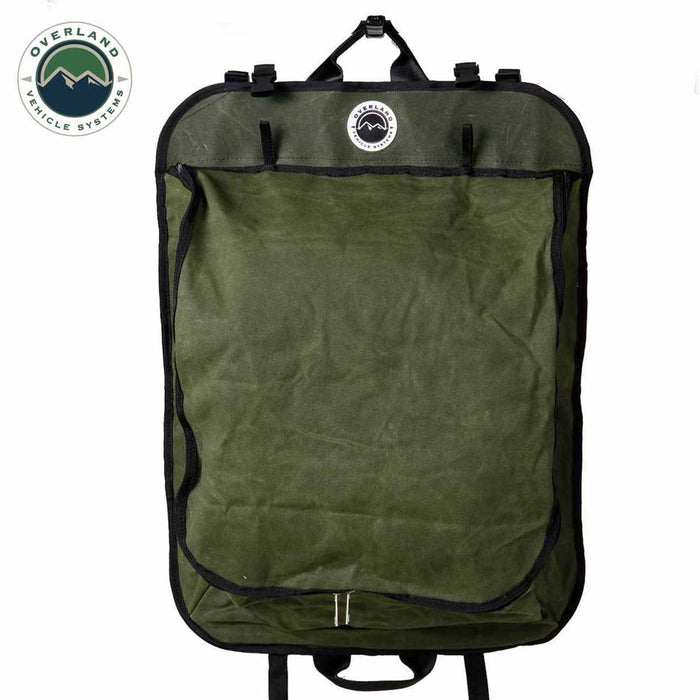 Overland Vehicle Systems Camping Gear Waxed Canvas Storage Bag