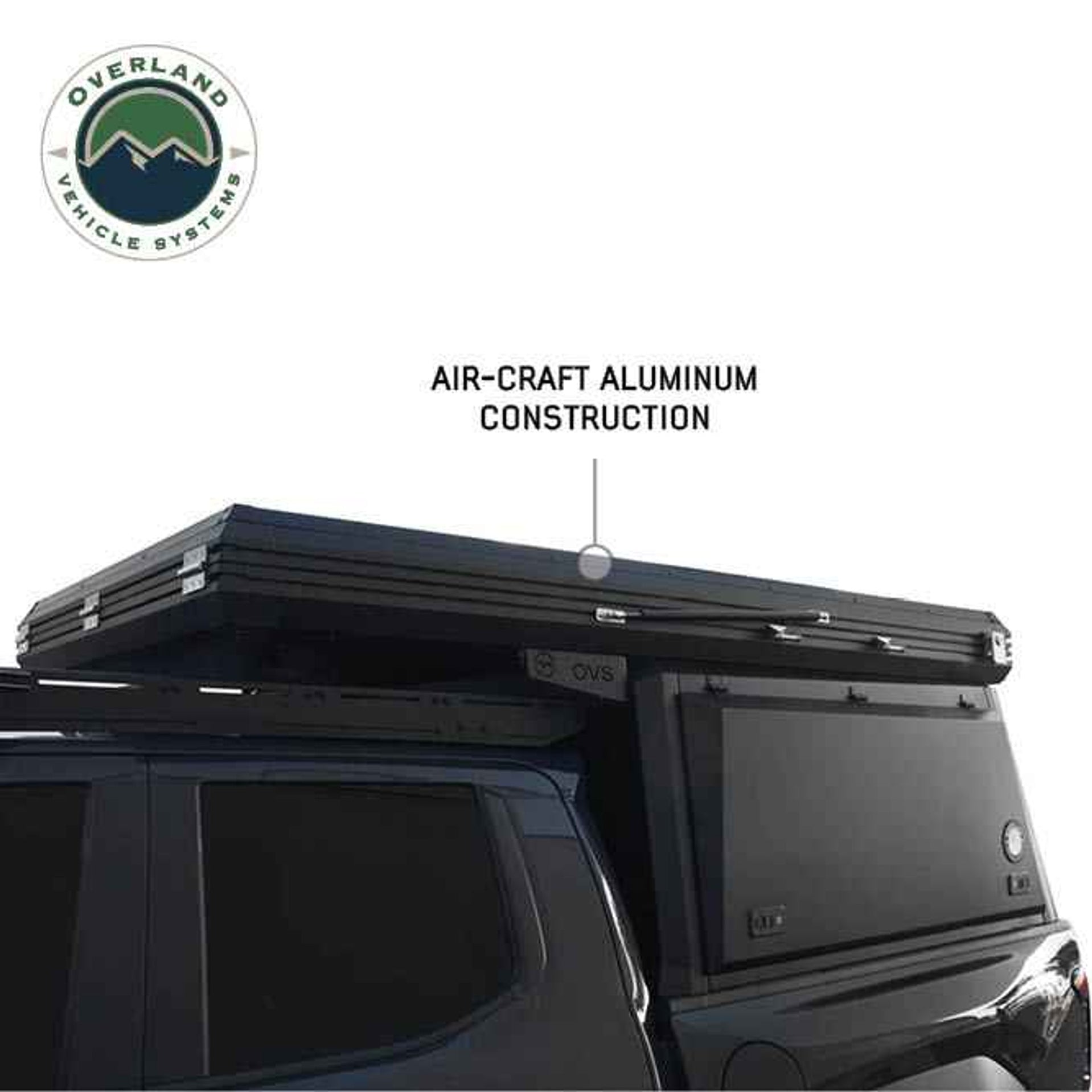 Overlander Camper Shell Overland Vehicle Systems Excursion Camper Shell Roof Top Tent Combo ...