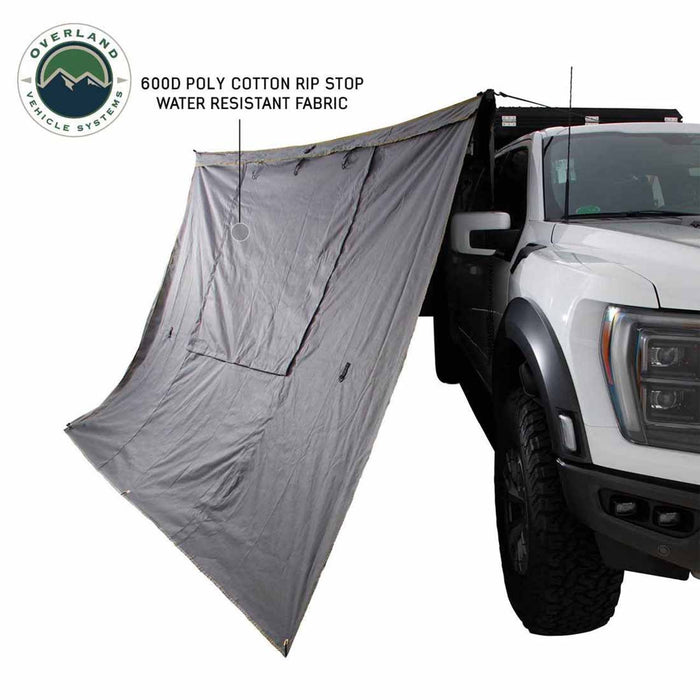 Overland Vehicle Systems HD Nomadic 270 Degree Awning Wall 1 With Door & Window
