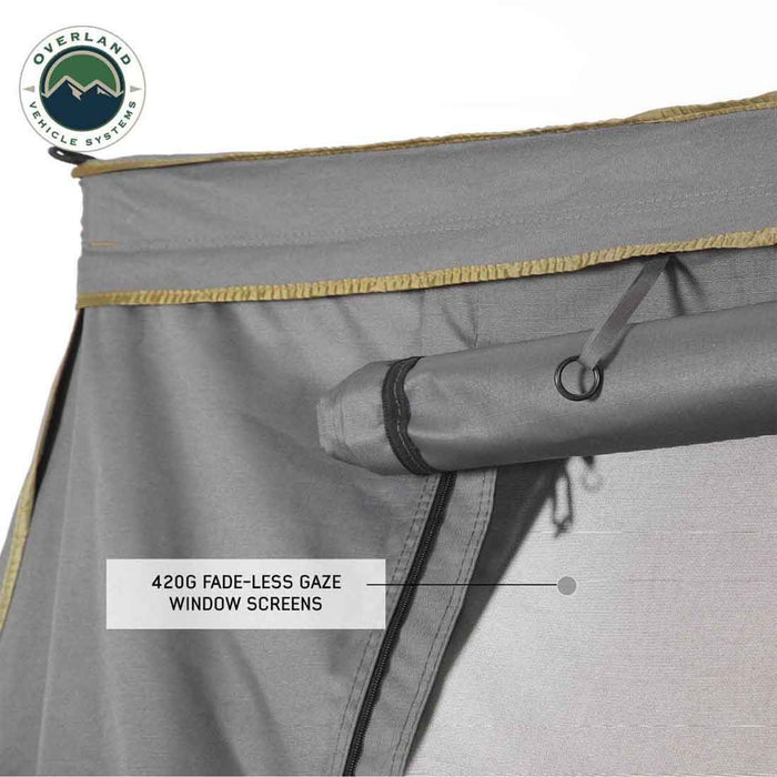 Overland Vehicle Systems HD Nomadic 270 Degree Awning Wall 1 With Door & Window