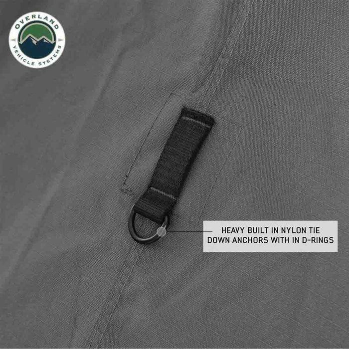 Overland Vehicle Systems HD Nomadic 270 Degree Awning Wall 1 With Door & Window