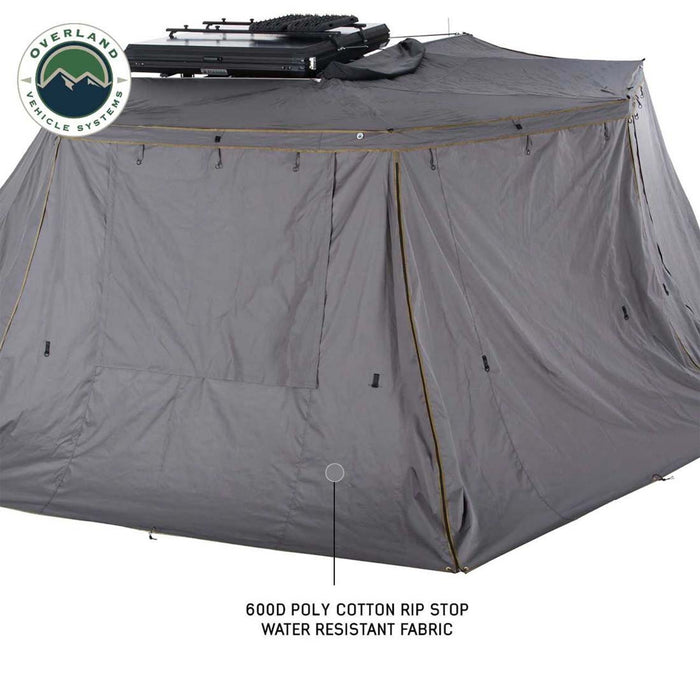 Overland Vehicle Systems HD Nomadic 270 Degree Awning Wall With Window