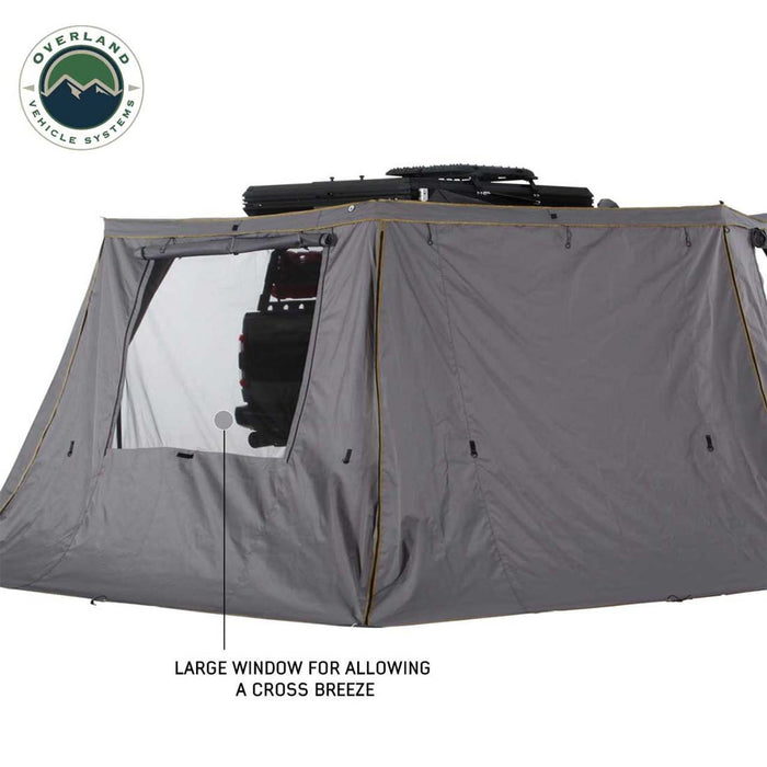 Overland Vehicle Systems HD Nomadic 270 Degree Awning Wall With Window