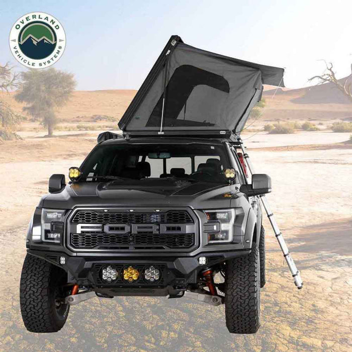 Overland Vehicle Systems HD Sidewinder Side Load Aluminum Hard Shell Roof Top Tent