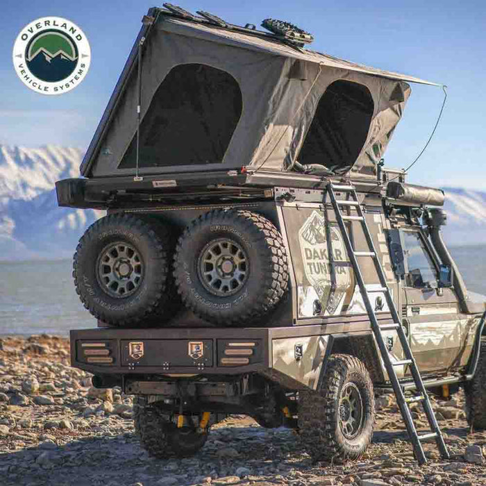 Overland Vehicle Systems HD Sidewinder Side Load Aluminum Hard Shell Roof Top Tent