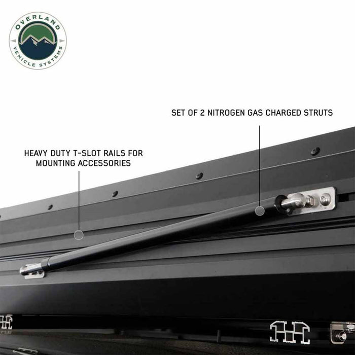 Overland Vehicle Systems HD Sidewinder Side Load Aluminum Hard Shell Roof Top Tent