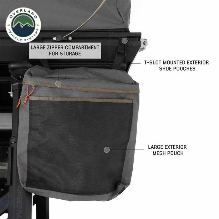 Overland Vehicle Systems HD Sidewinder Side Load Aluminum Hard Shell Roof Top Tent