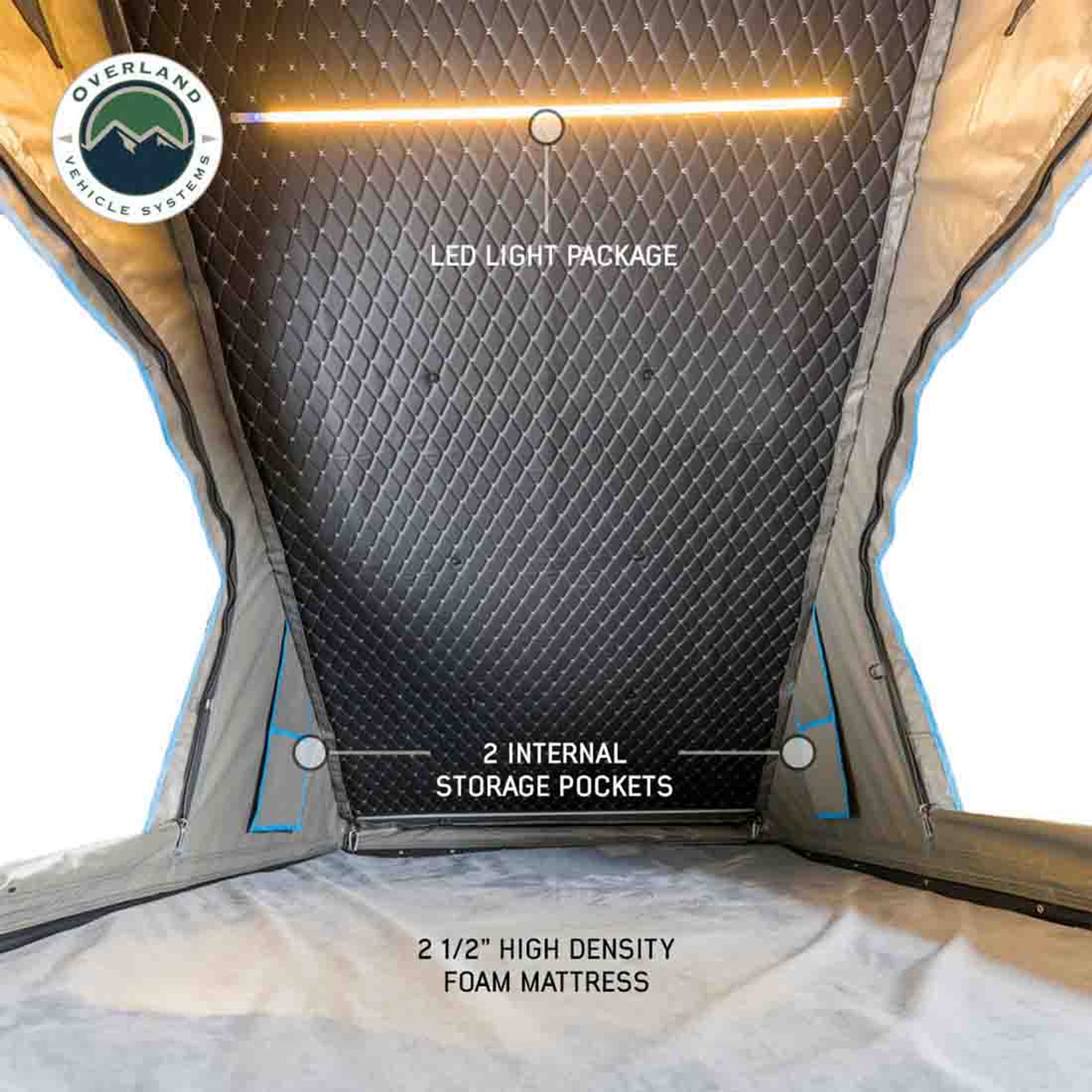 Overlander Camper Shell Overland Vehicle Systems MagPak Camper Shell/Roof Top Tent Combo ...