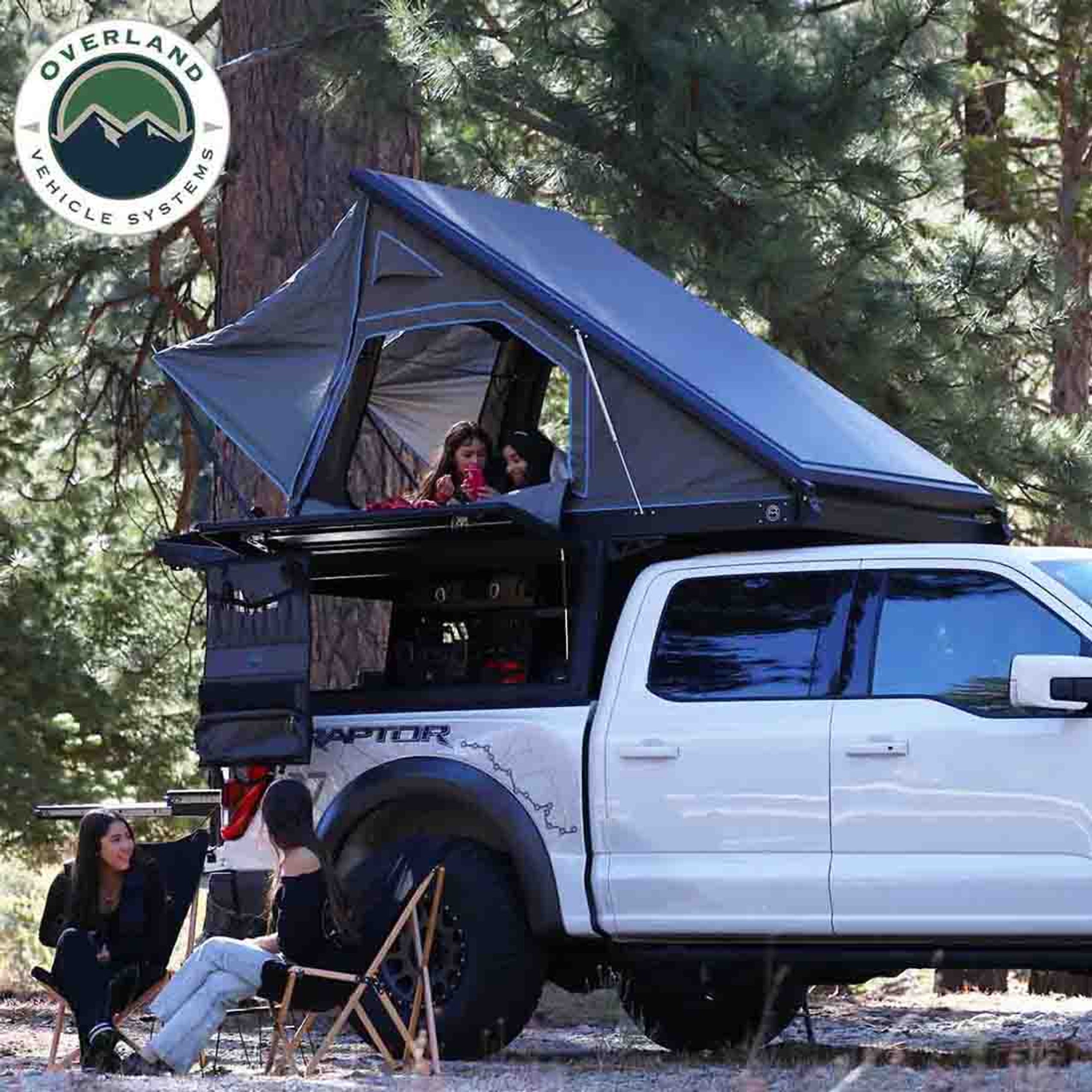 Overland Vehicle Systems MagPak Camper Shell/Roof Top Tent Combo ...