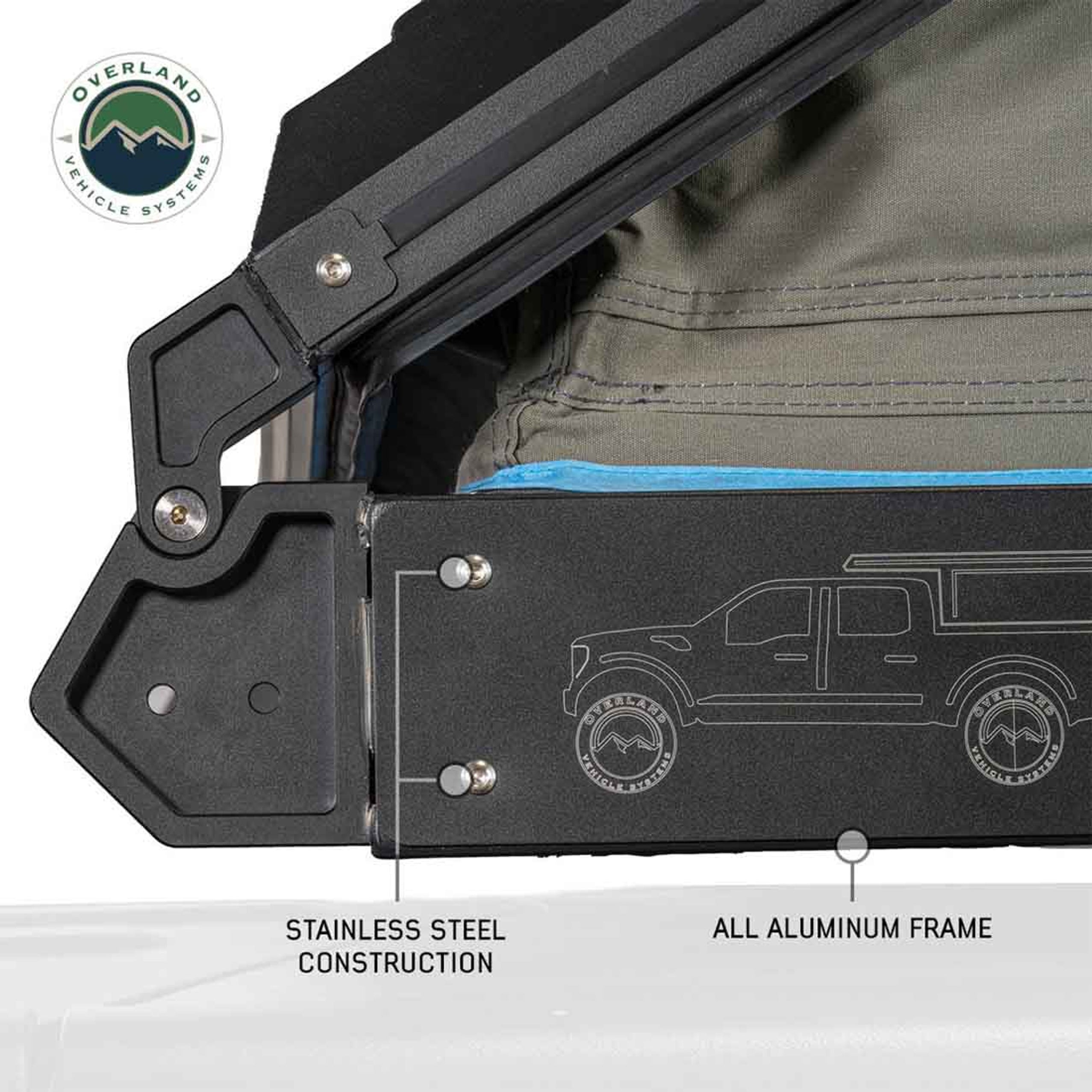 Overland Vehicle Systems MagPak Camper Shell/Roof Top Tent Combo ...