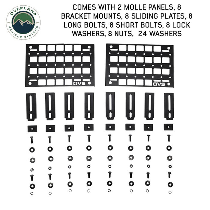 Overland Vehicle Systems Under Side Door Molle Panels (Pair) For Expedition Truck Cap
