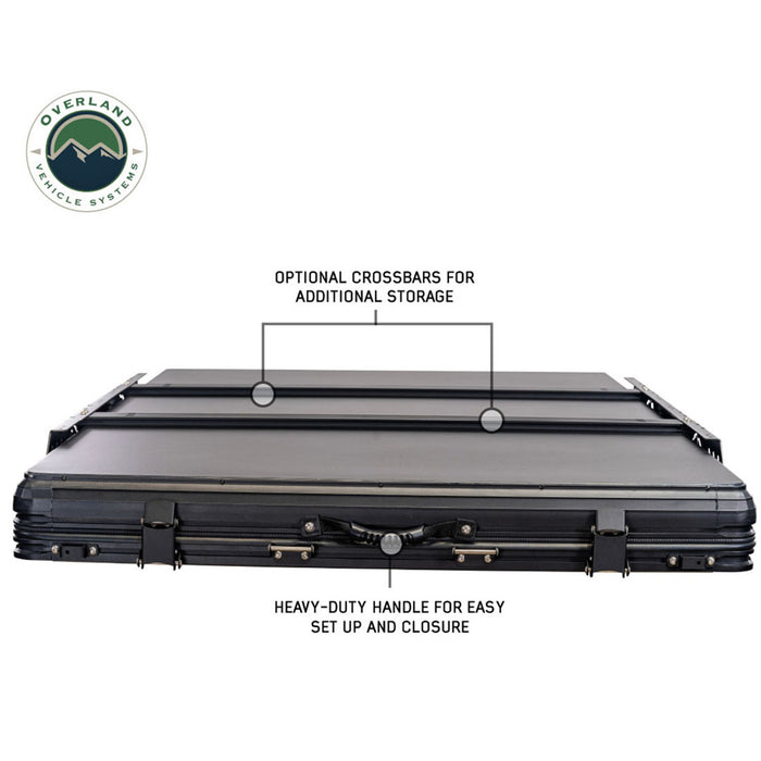 Overland Vehicle Systems XD Lhotse Clam Shell Aluminum Hard Shell Roof Top Tent