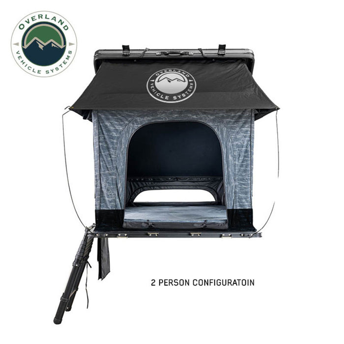 Overland Vehicle Systems XD Lhotse Clam Shell Aluminum Hard Shell Roof Top Tent