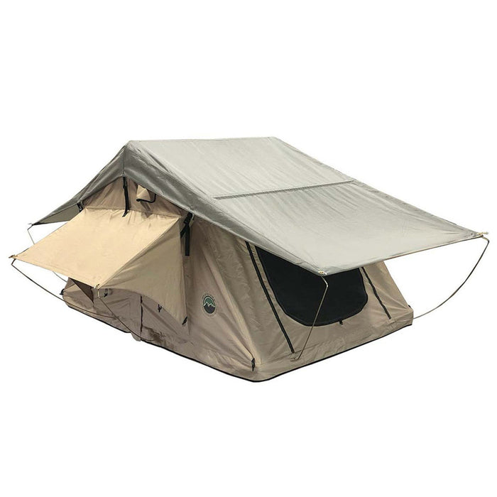overland ground tent Overland Vehicle Systems LD TMBK 3 Soft Shell Roof Top Tent — Tacoma Lifestyle