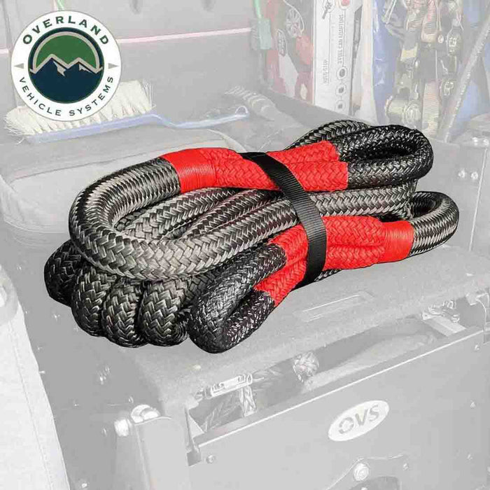 Overland Vehicle Systems Brute Kinetic Recovery Rope w/ Storage Bag
