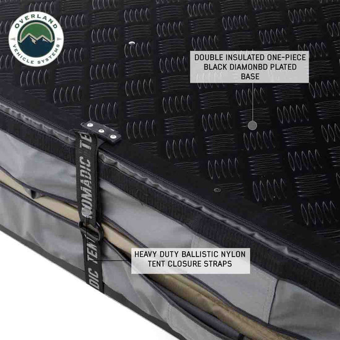 Overland Vehicle Systems HD Nomadic 4 Extended Soft Shell Roof Top Tent