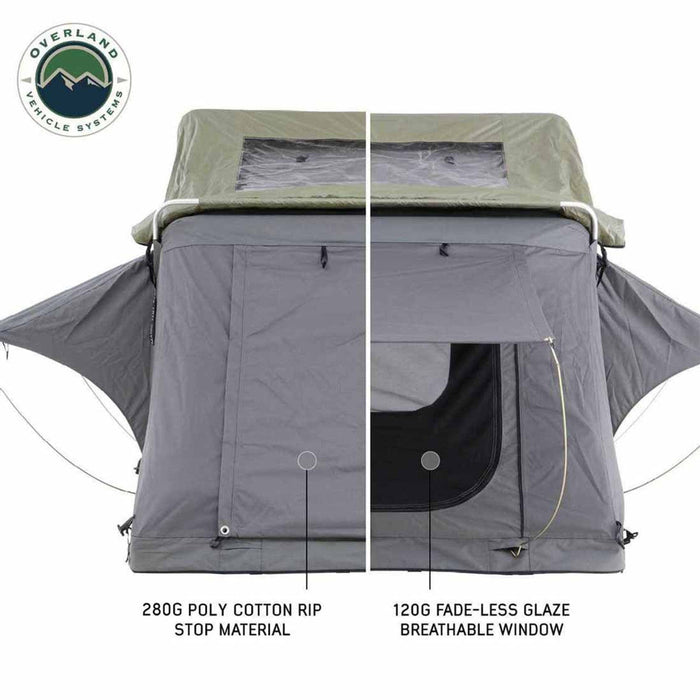 Overland Vehicle Systems HD Nomadic 4 Extended Soft Shell Roof Top Tent