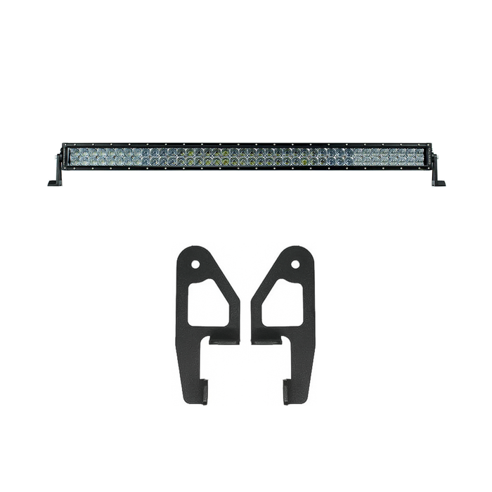 Cali Raised Premium Roof Rack Front Light Bar Kit For Tacoma (2005-2023)