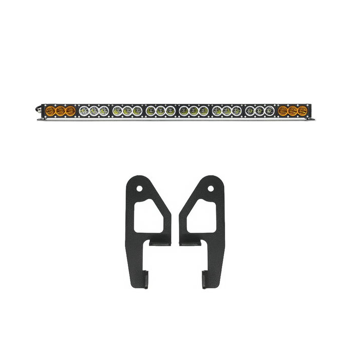 Cali Raised Premium Roof Rack Front Light Bar Kit For Tacoma (2005-2023)
